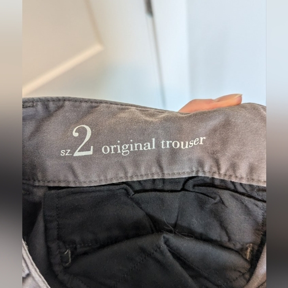 Ann Taylor Loft Womens Pants Size 2 Trouser Chinos Dark Brown Neutral Soft EUC - Picture 5 of 6